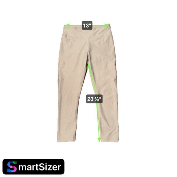 Outdoor Voices Warm Up Leggings Size Medium 7/8 Oatmeal - Picture 3 of 7